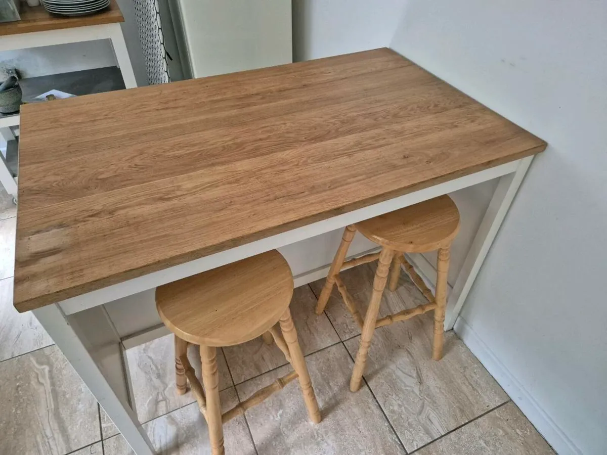 Ikea wooden kitchen island unit - Image 1