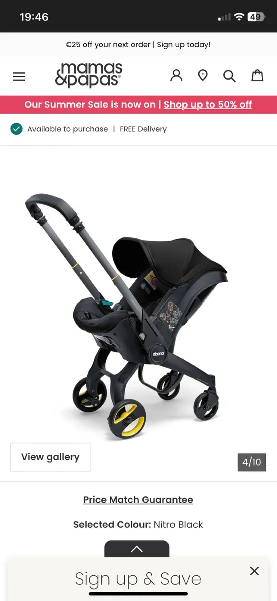 Doonai pram/ car seat - Image 1
