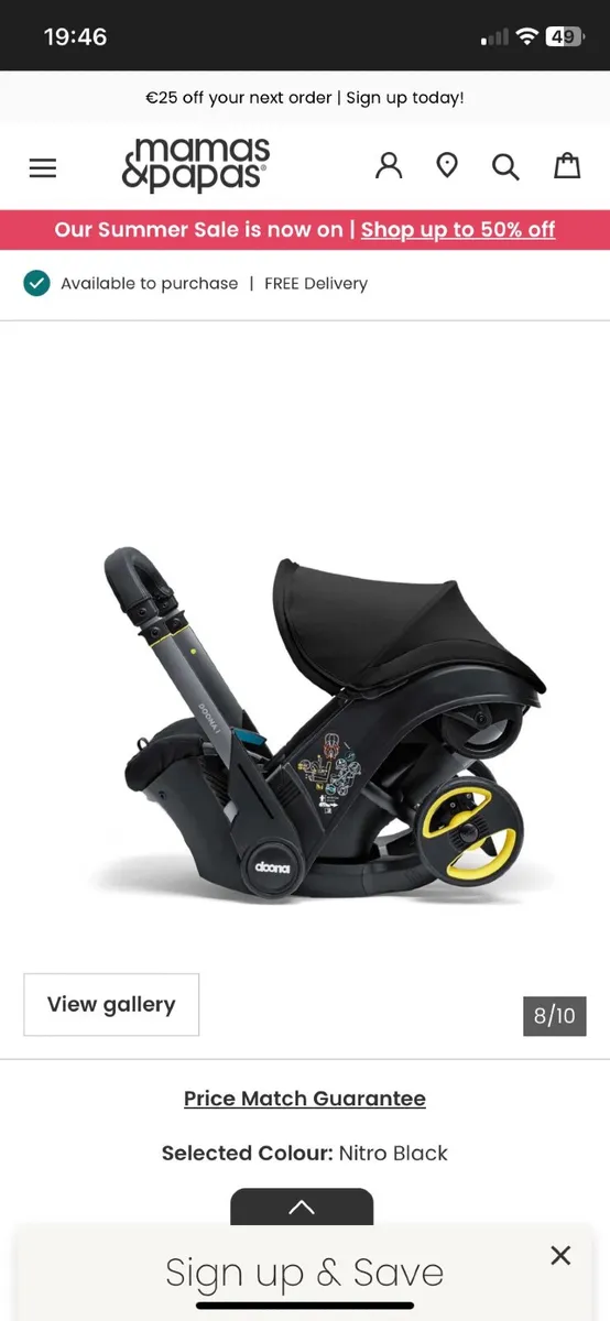 Doonai pram/ car seat - Image 2