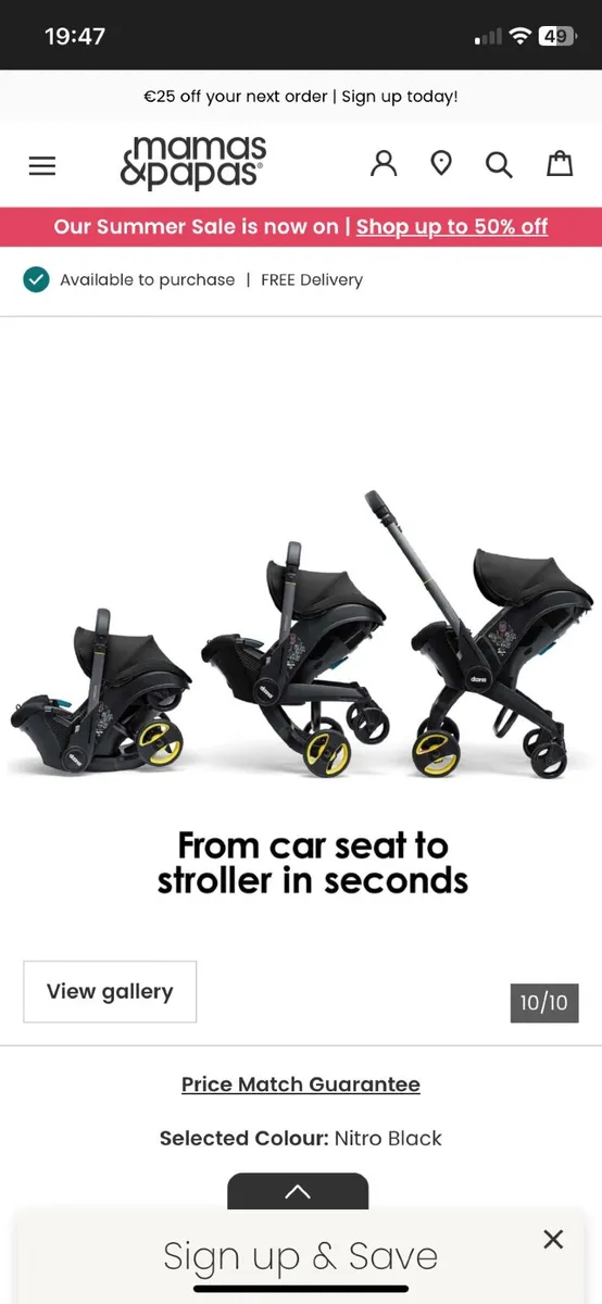 Doonai pram/ car seat - Image 3