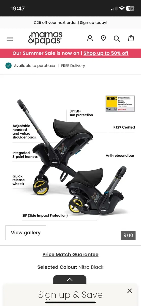 Doonai pram/ car seat - Image 4