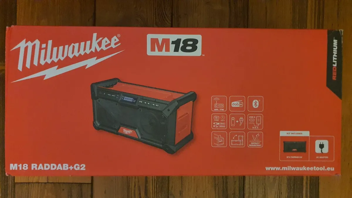 Milwaukee M18 DAB+ Radio Bluetooth Speaker - Image 1