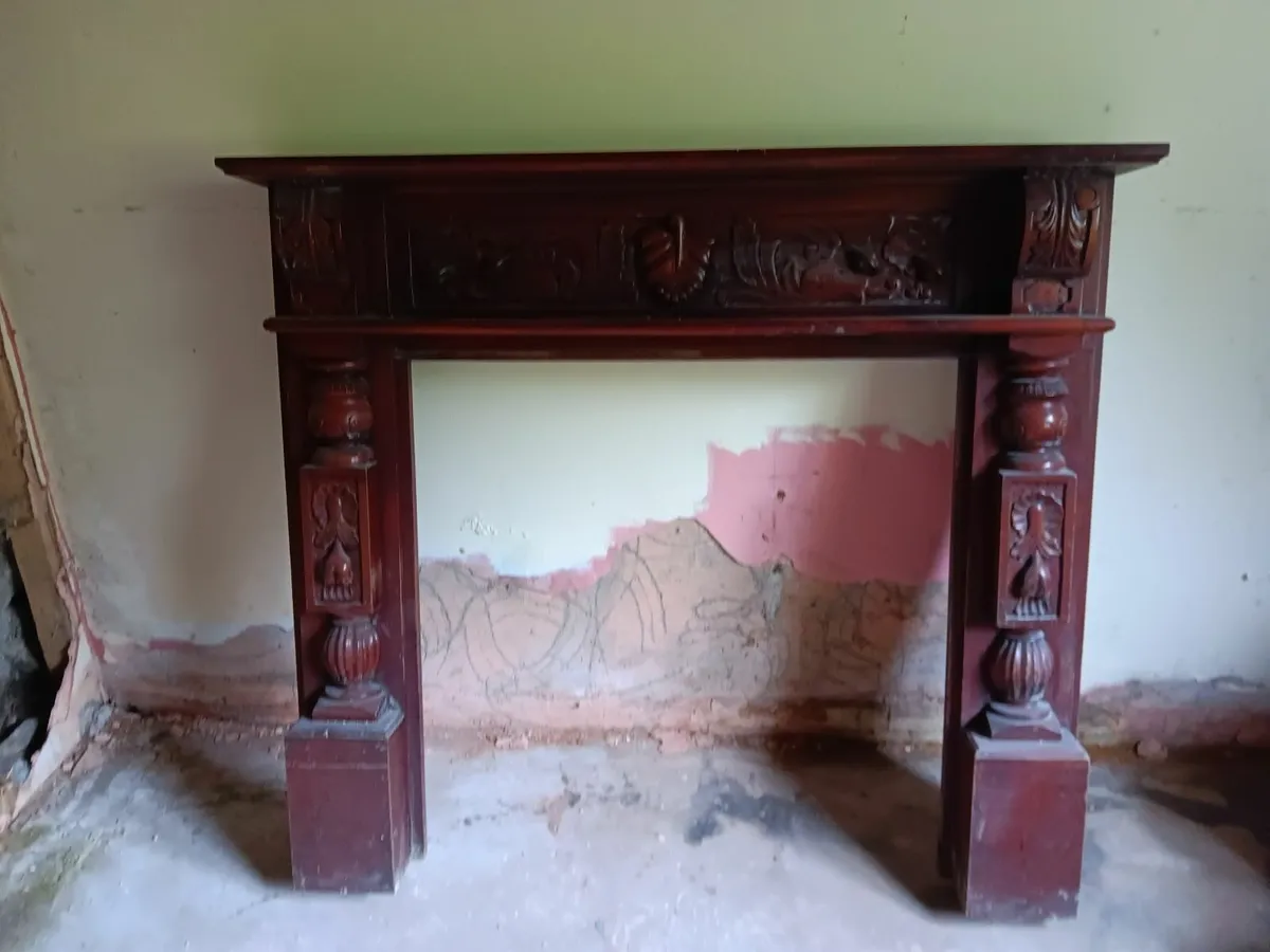 Wooden Fireplace - Image 1