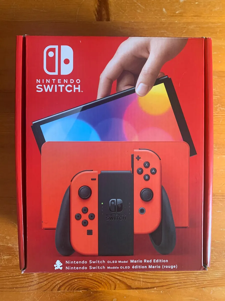 Nintendo Switch Oled Mario Red Edition Bundle - Image 1