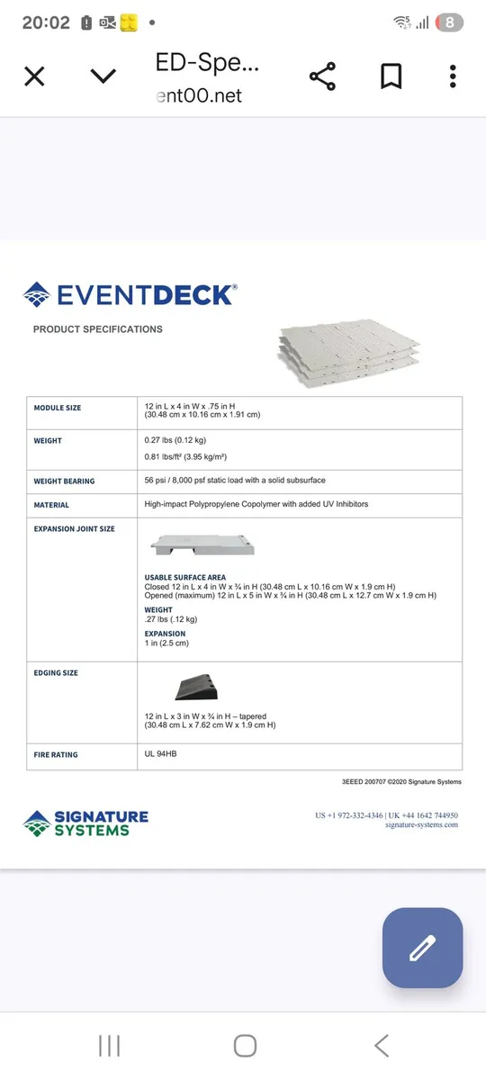 Eventdeck plastic marquee flooring - Image 2