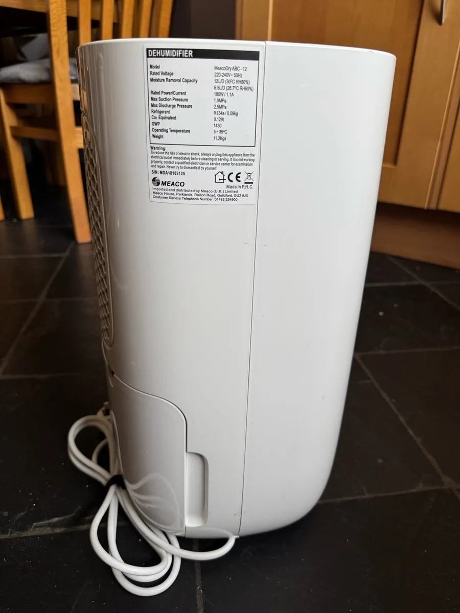 MeacoDry ABC 12L Dehumidifier - Image 4
