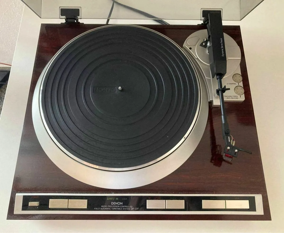 Denon DP-37F Turntable  Automatic Vintage Beauty - Image 1
