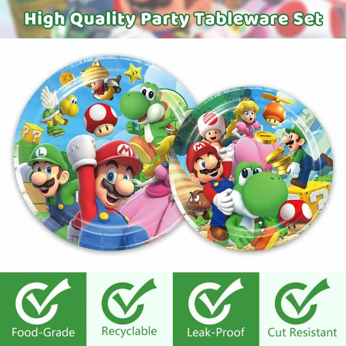 Birthday Party Decorations Mario Brothers Set 20 - Image 4
