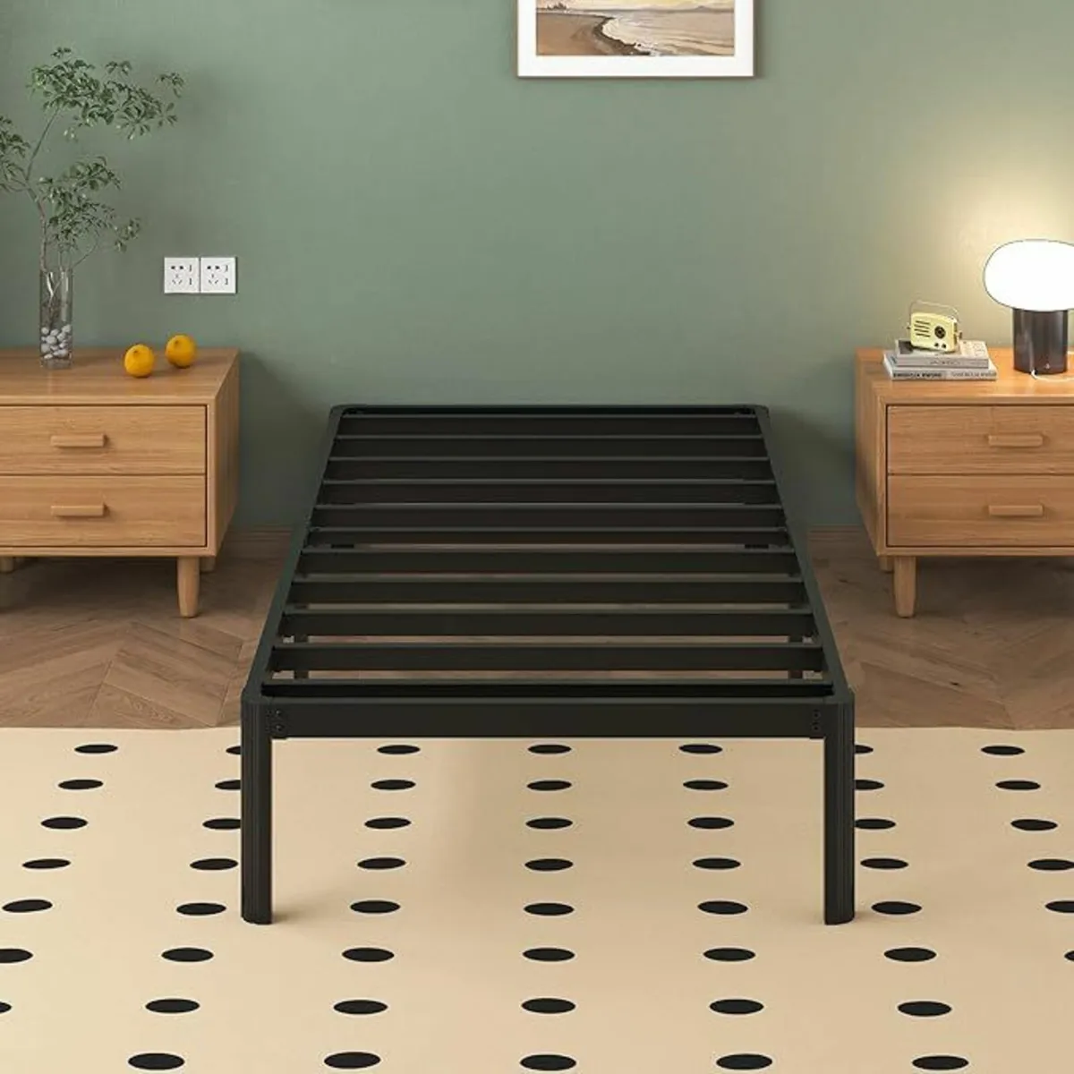 Single Bed Frame Noise Free Easy Assembly 90x190cm - Image 2