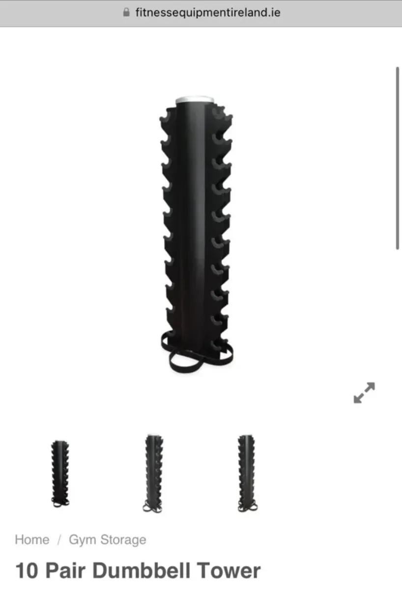 10 pair Dumbell tower x2 - Image 2