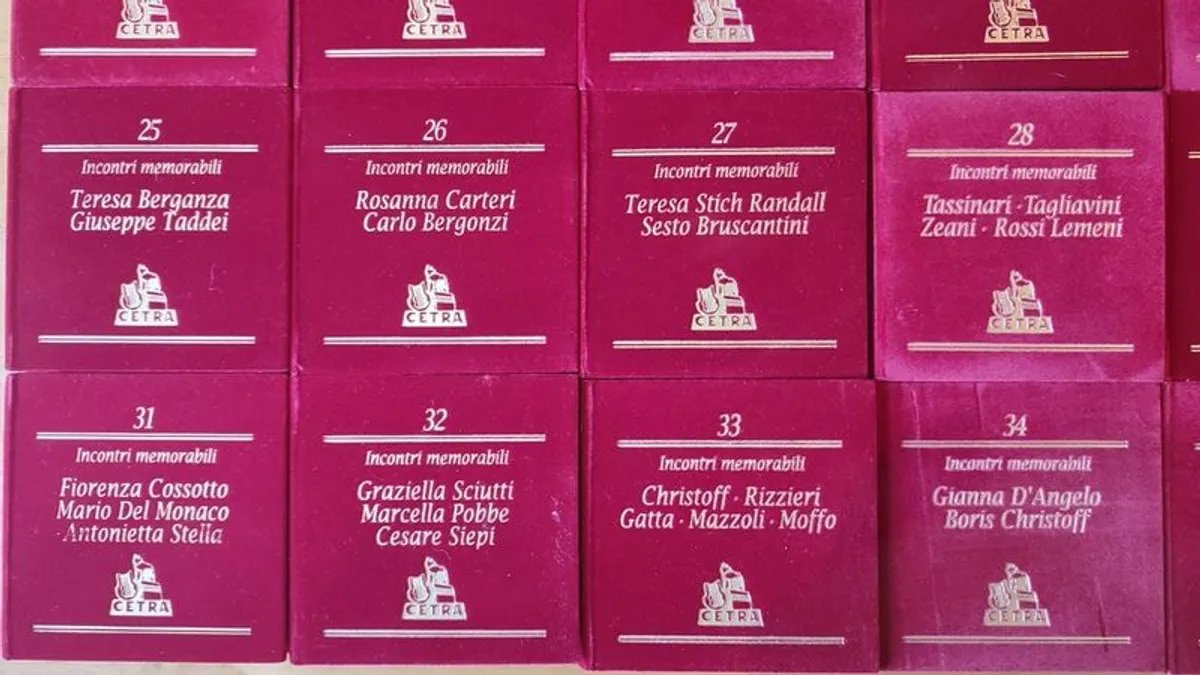 Incontri Memorabili Full 35 CD Collection Cetra RARE Vintage Collectable - Image 2