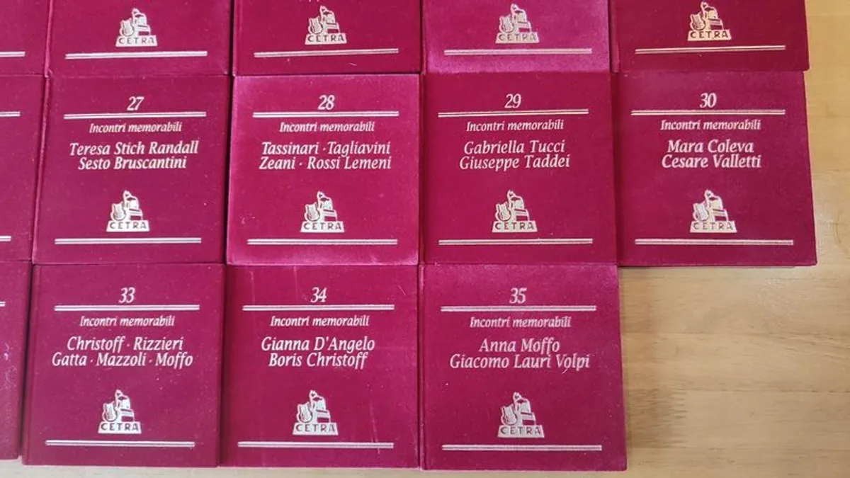 Incontri Memorabili Full 35 CD Collection Cetra RARE Vintage Collectable - Image 3