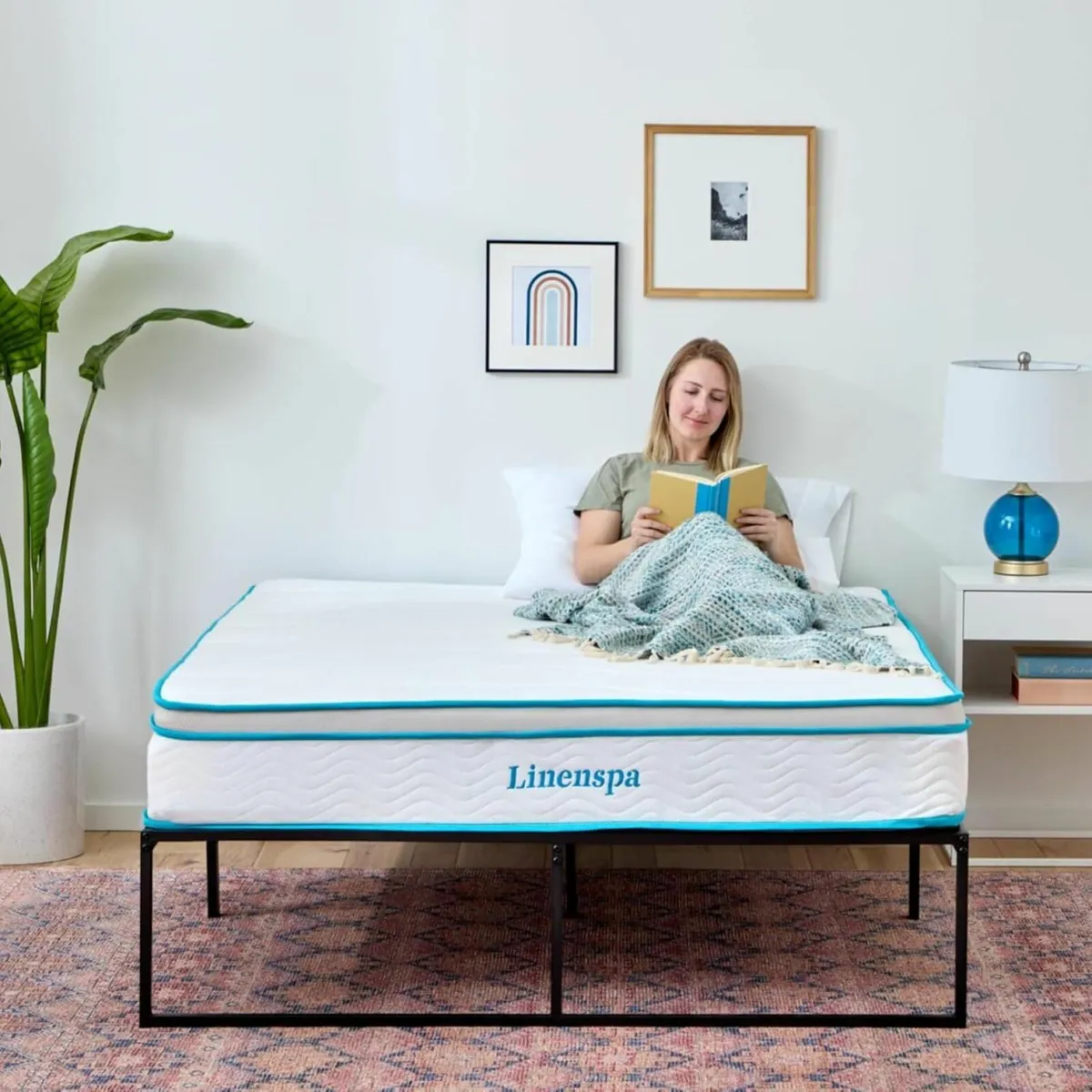 Bed Frame Storage Double Quick Assembly 135x190cm - Image 3