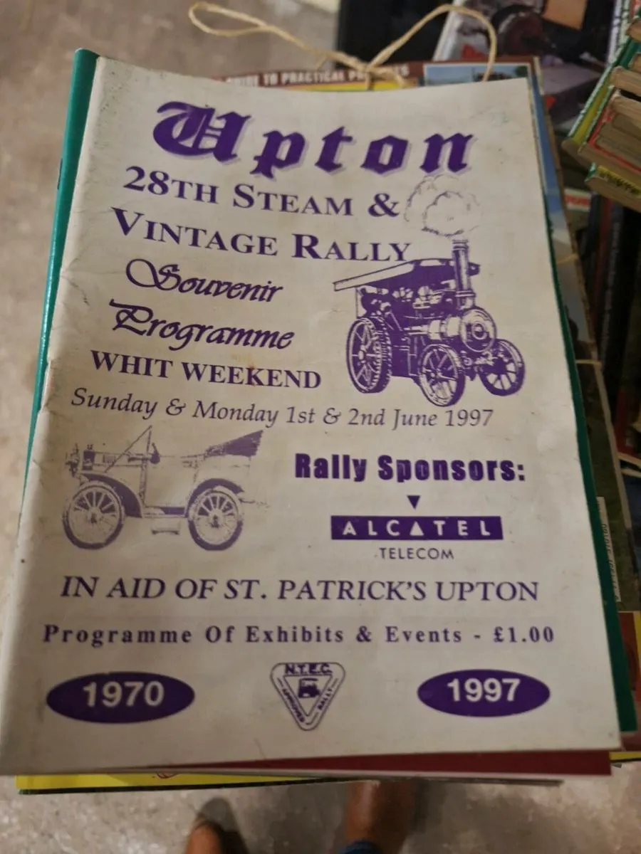 UPTON STEAM RALLY PROGRAMME 1997