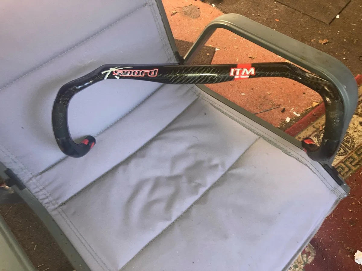 Carbon fibre ITM K SWORD handlebars. - Image 1