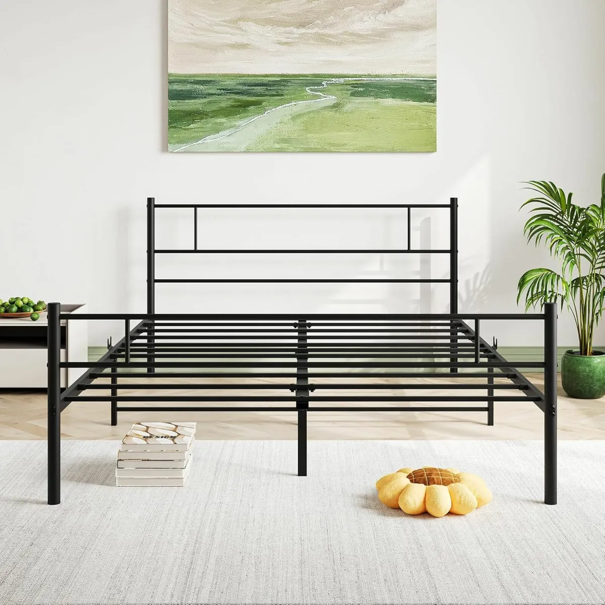 (5 Left) king Size Bed Frame Headboard 150x200cm - Image 3