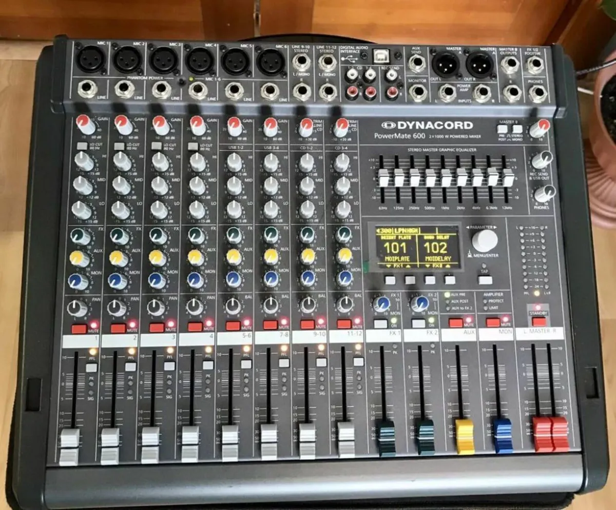 Dynacord PM 600-3 active mixing console - Image 2