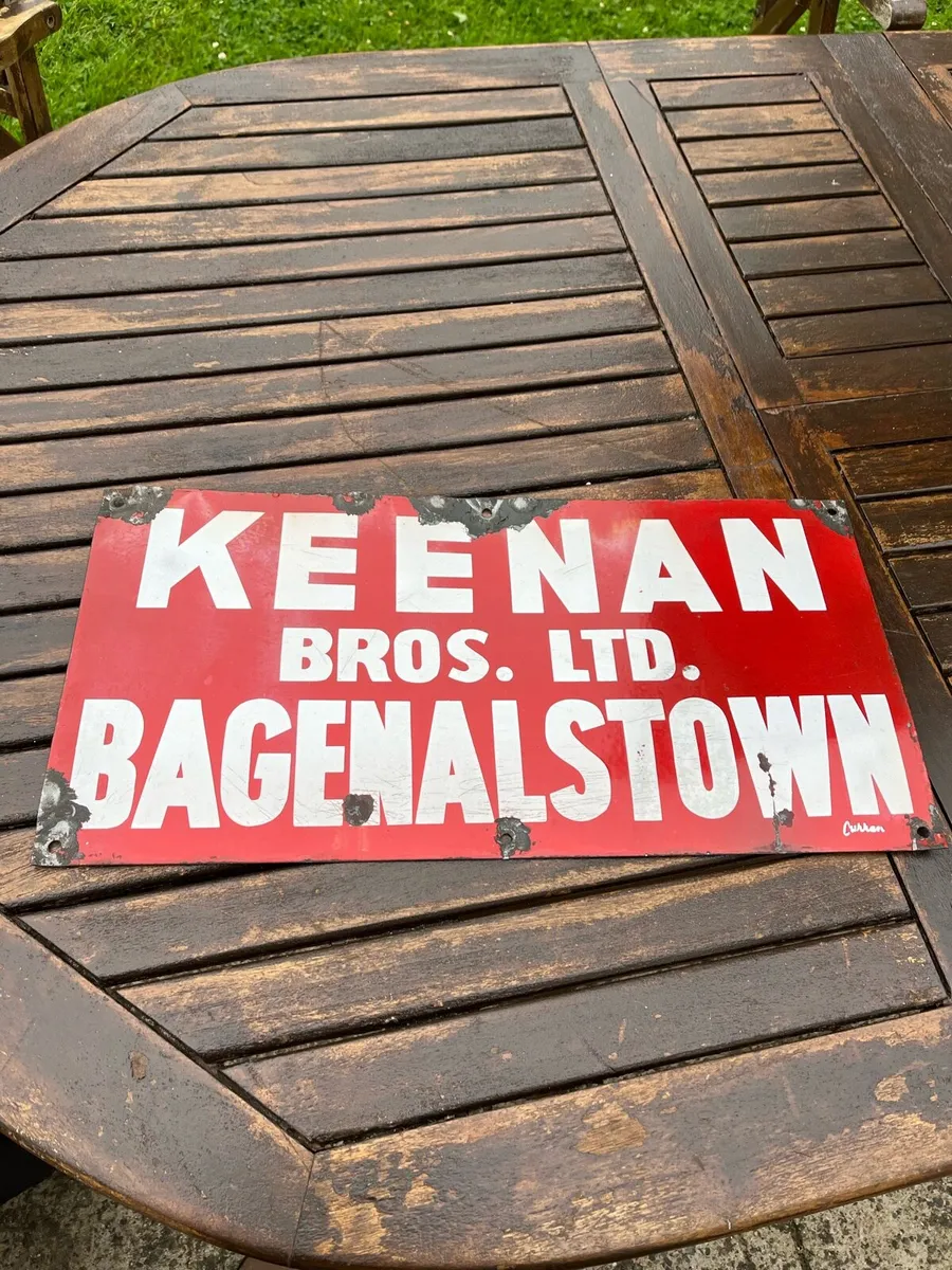 Keenan Bros Bagenalstown  shed sign - Image 1