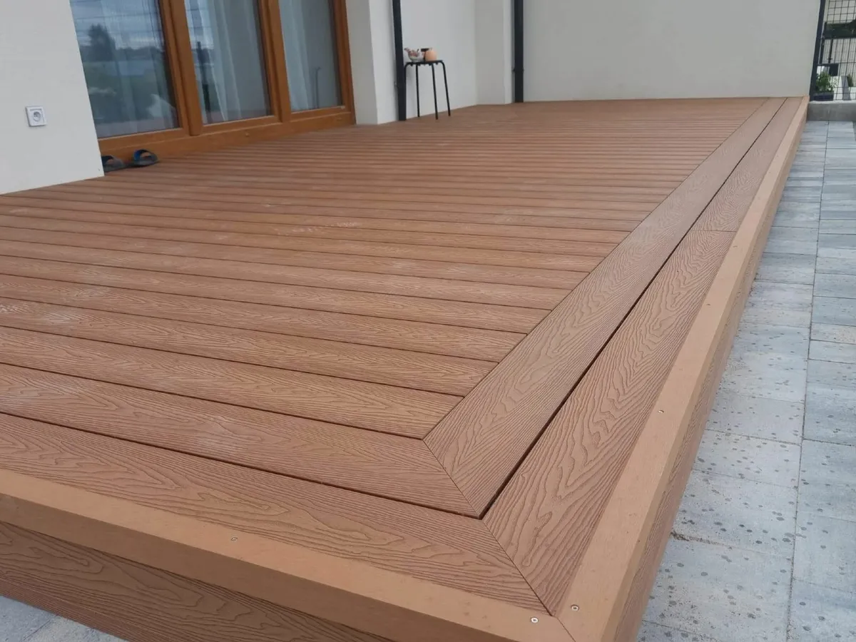 Composite WPC Decking Boards Deep Embossed 3D - Image 1