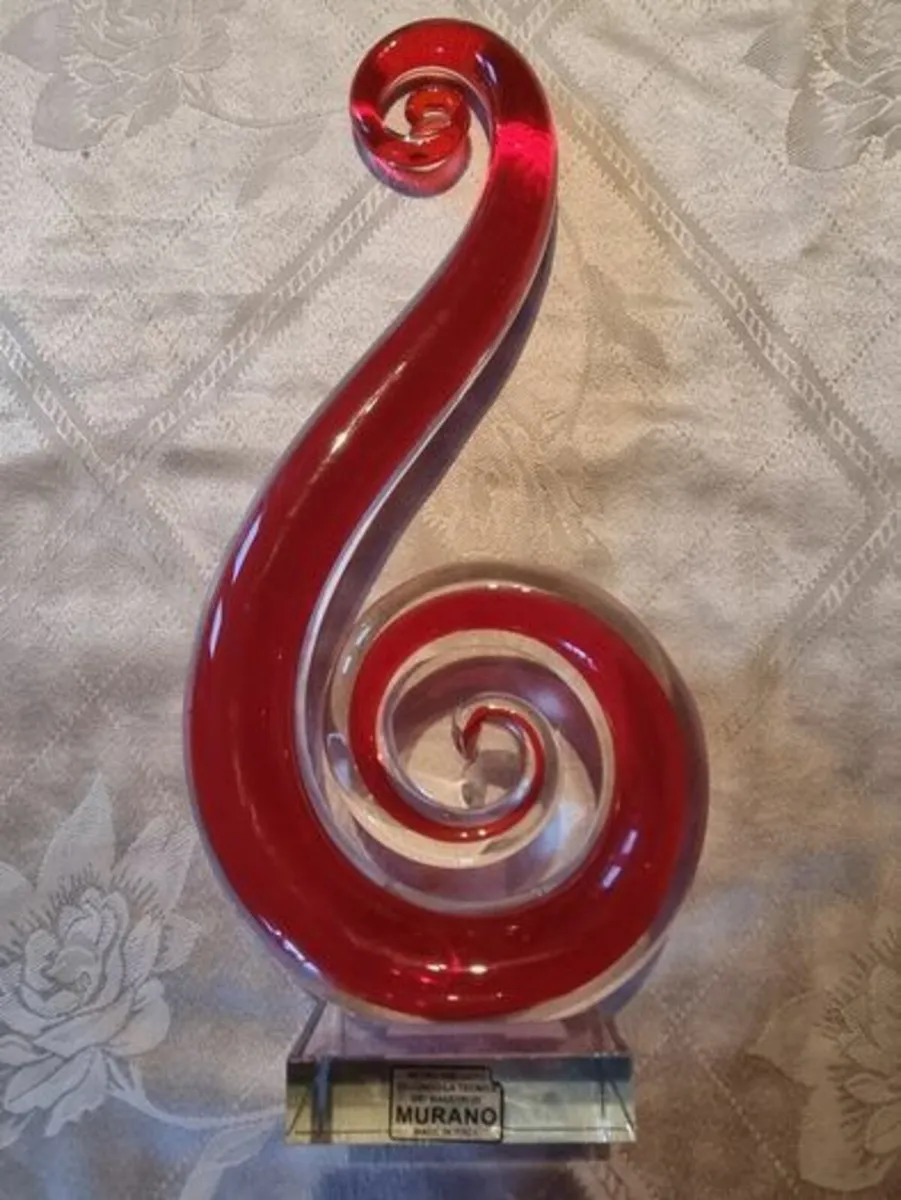 Large glass modern sculpture - Murano - Image 4