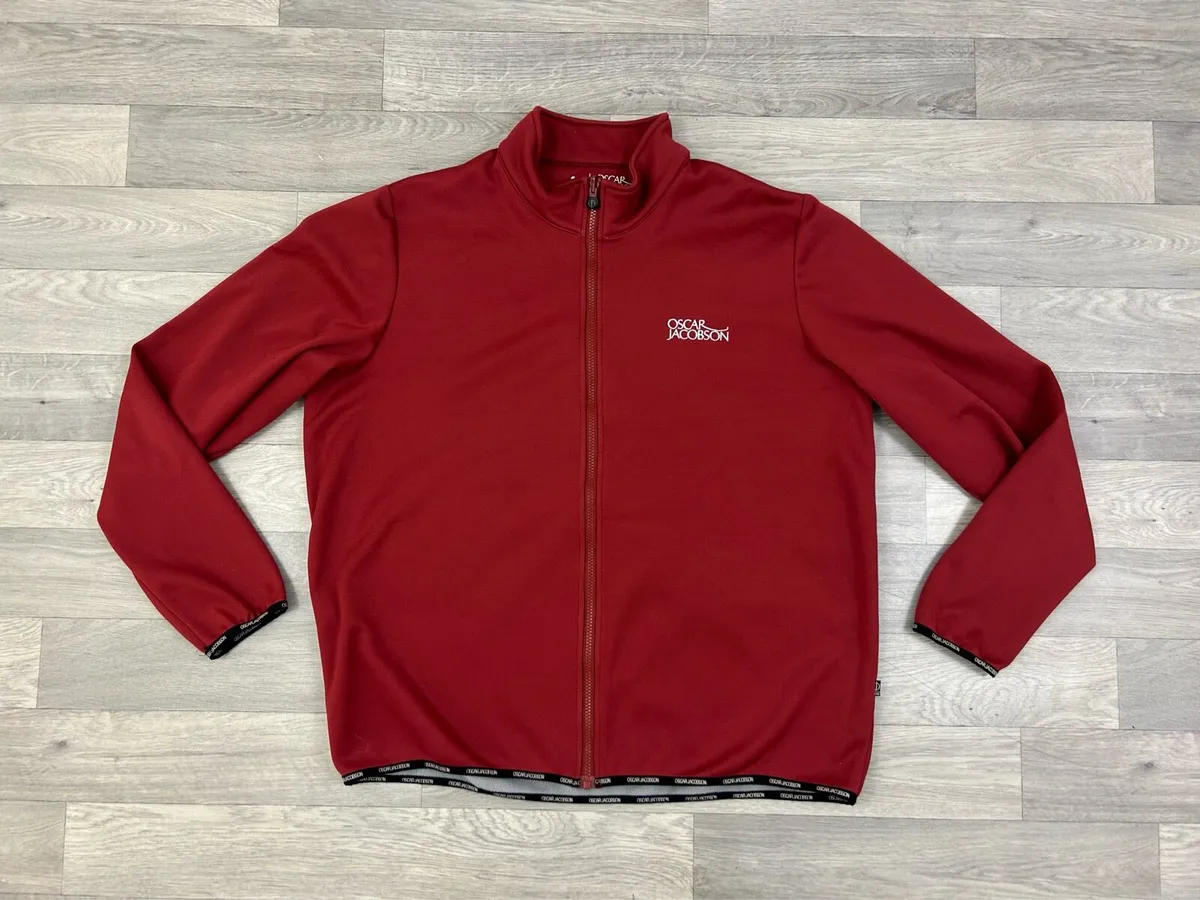 Oscar Jacobson WPS Full Zip Fleece Golf Jacket - Image 1