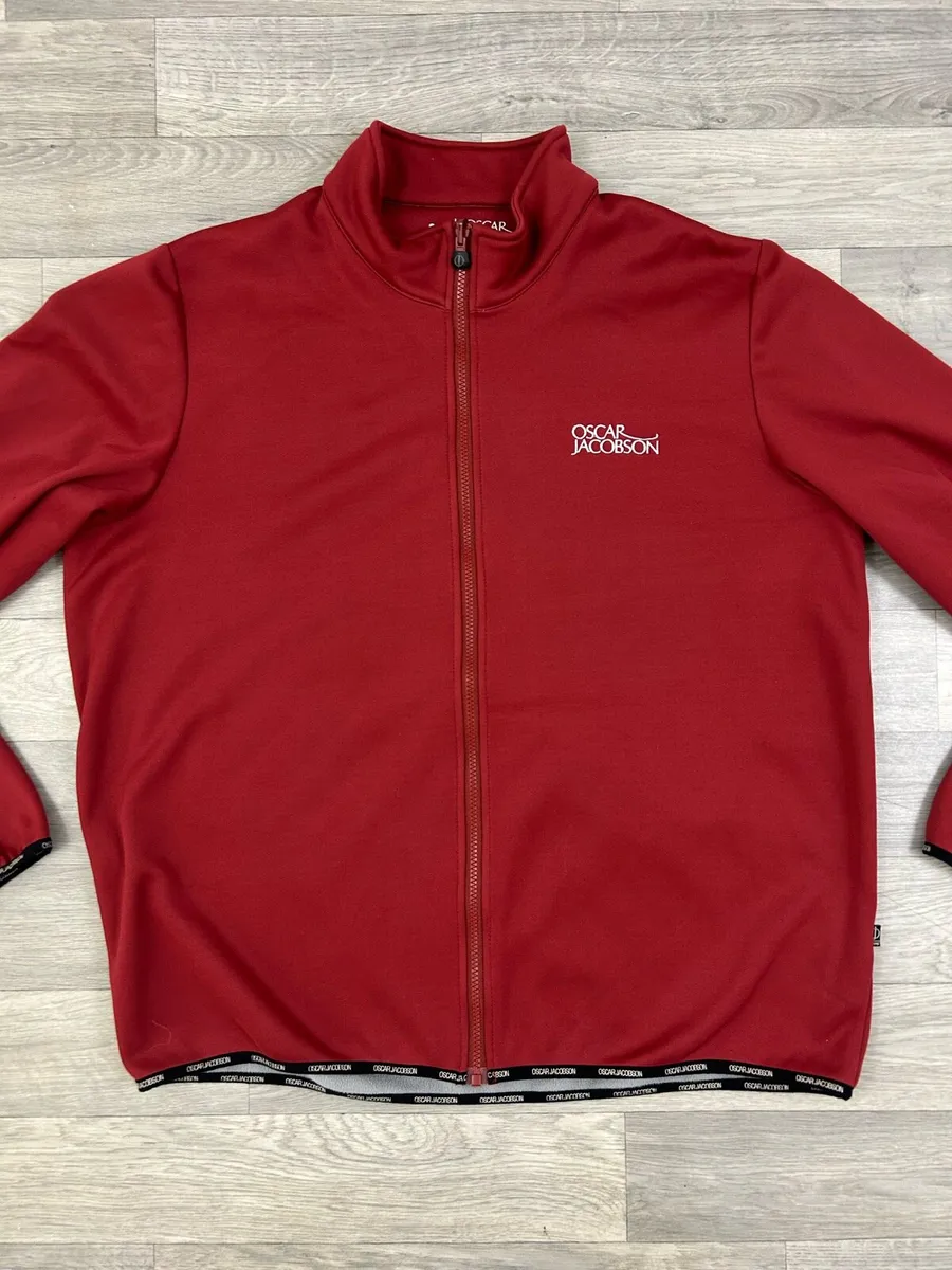 Oscar Jacobson WPS Full Zip Fleece Golf Jacket - Image 2