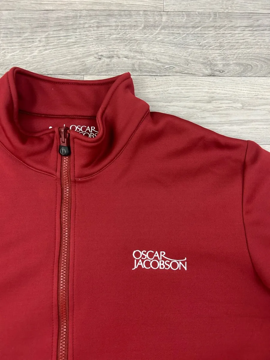 Oscar Jacobson WPS Full Zip Fleece Golf Jacket - Image 3