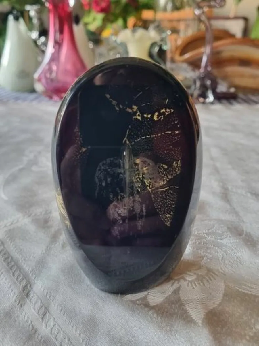Randy Strong 1988 Art Glass Paperweight - Image 2