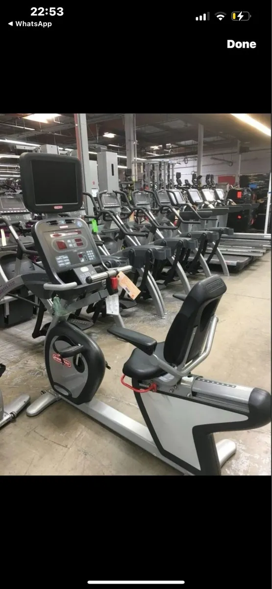 2 STAR TRAC RECUMBENT BIKES €995 PAIR - Image 2