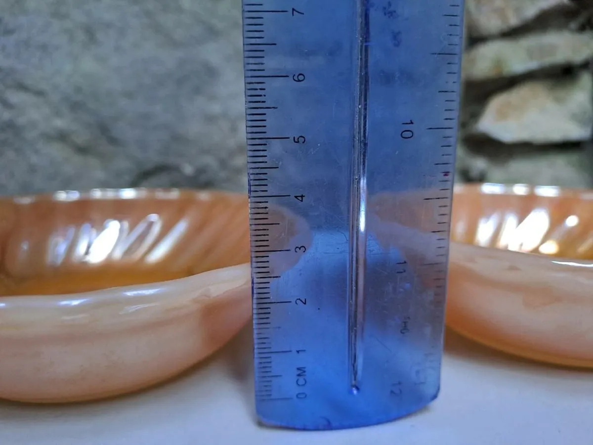 Anchor Hocking peach lustre ware - Image 4