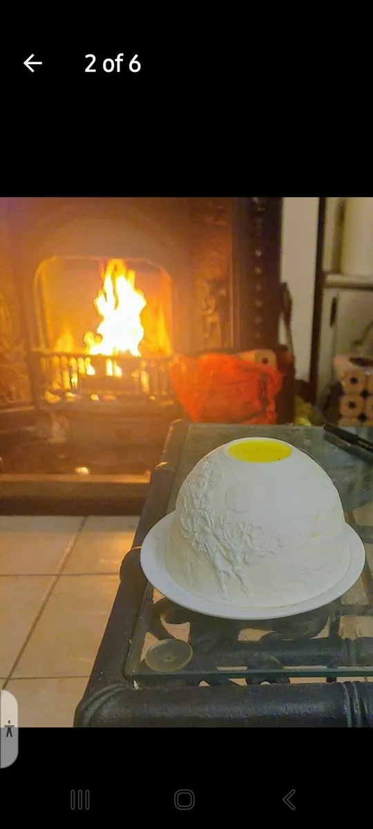 Clay Pottery Candle Holder with Led Candle - Image 4