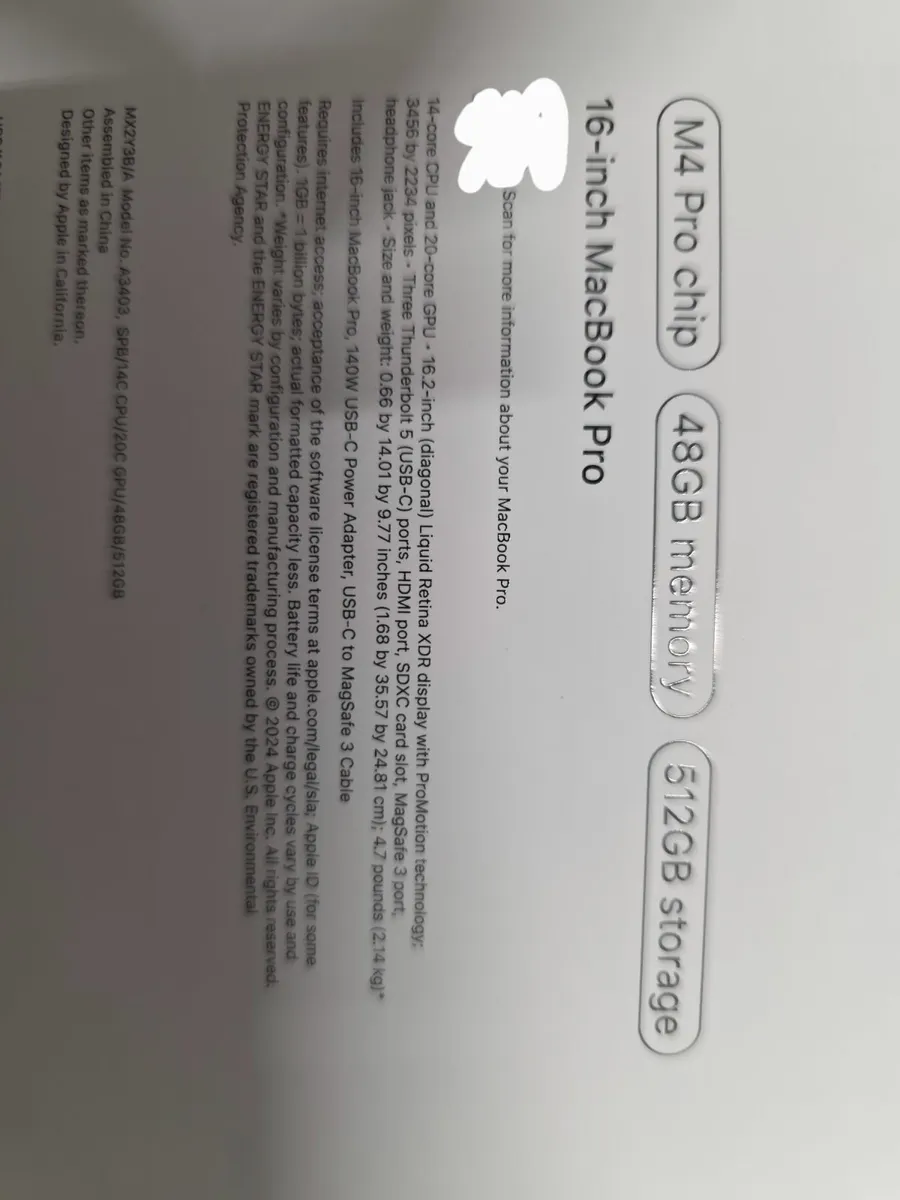 Macbook pro m4 pro - Image 3