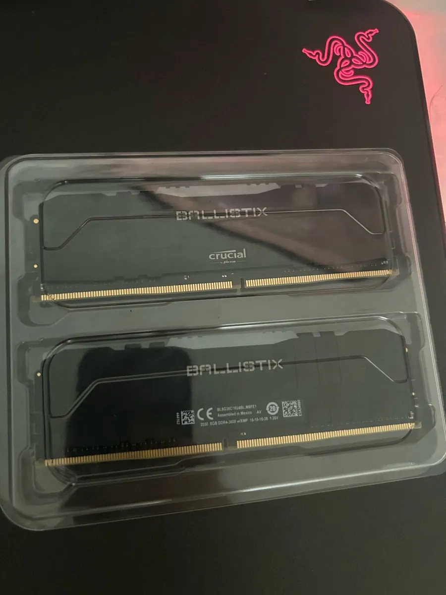Crucial Ballistix DDR4 3600 16GB RGB Ram Kit - Image 1