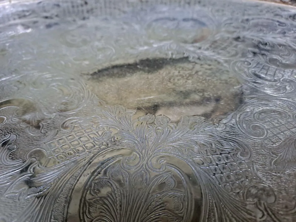 Silver plated tray Sheffield - Image 3