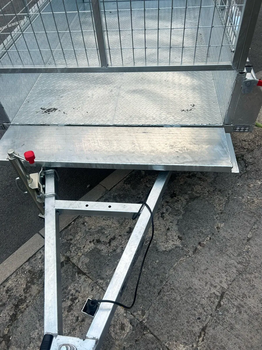 Brand new 7 x4 ft galvanised mesh trailer - Image 4