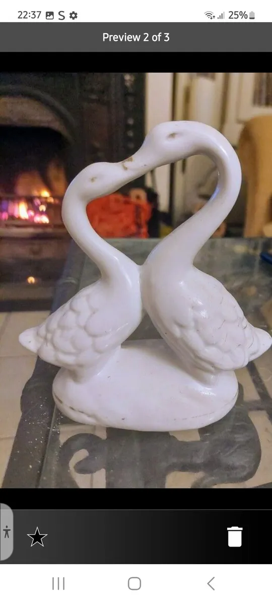 Ornament - Pair of Swans - Image 2