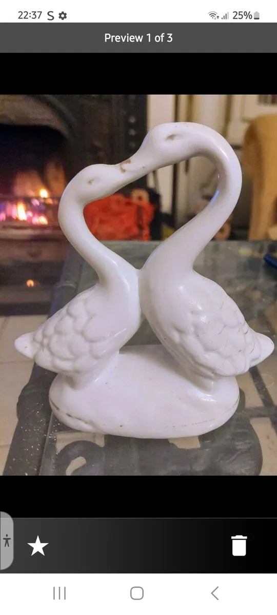 Ornament - Pair of Swans - Image 3