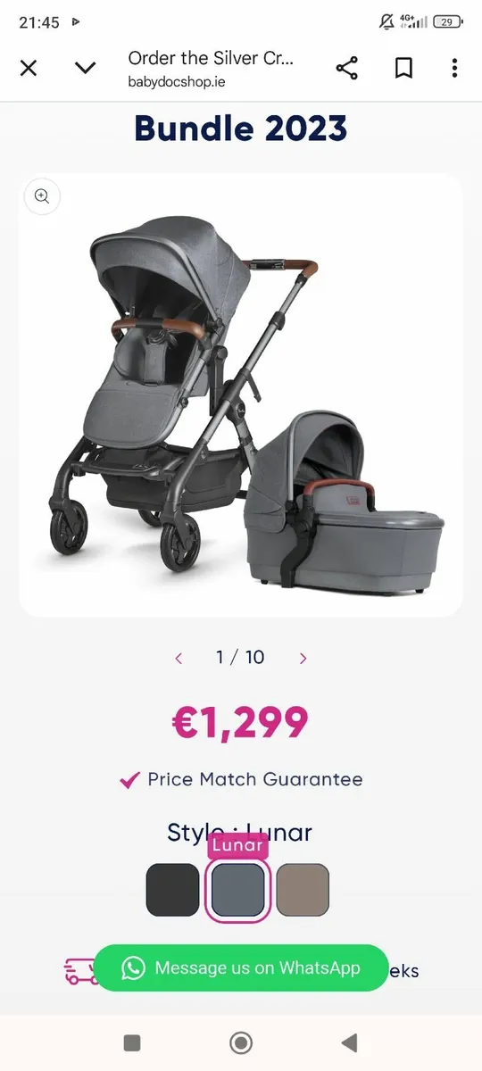 Silver Cross Wave Travel System - Image 2