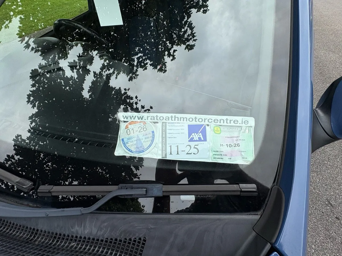 2016 Hyundai i10 - NCT 2026 - Taxed - €6,500 - Image 2