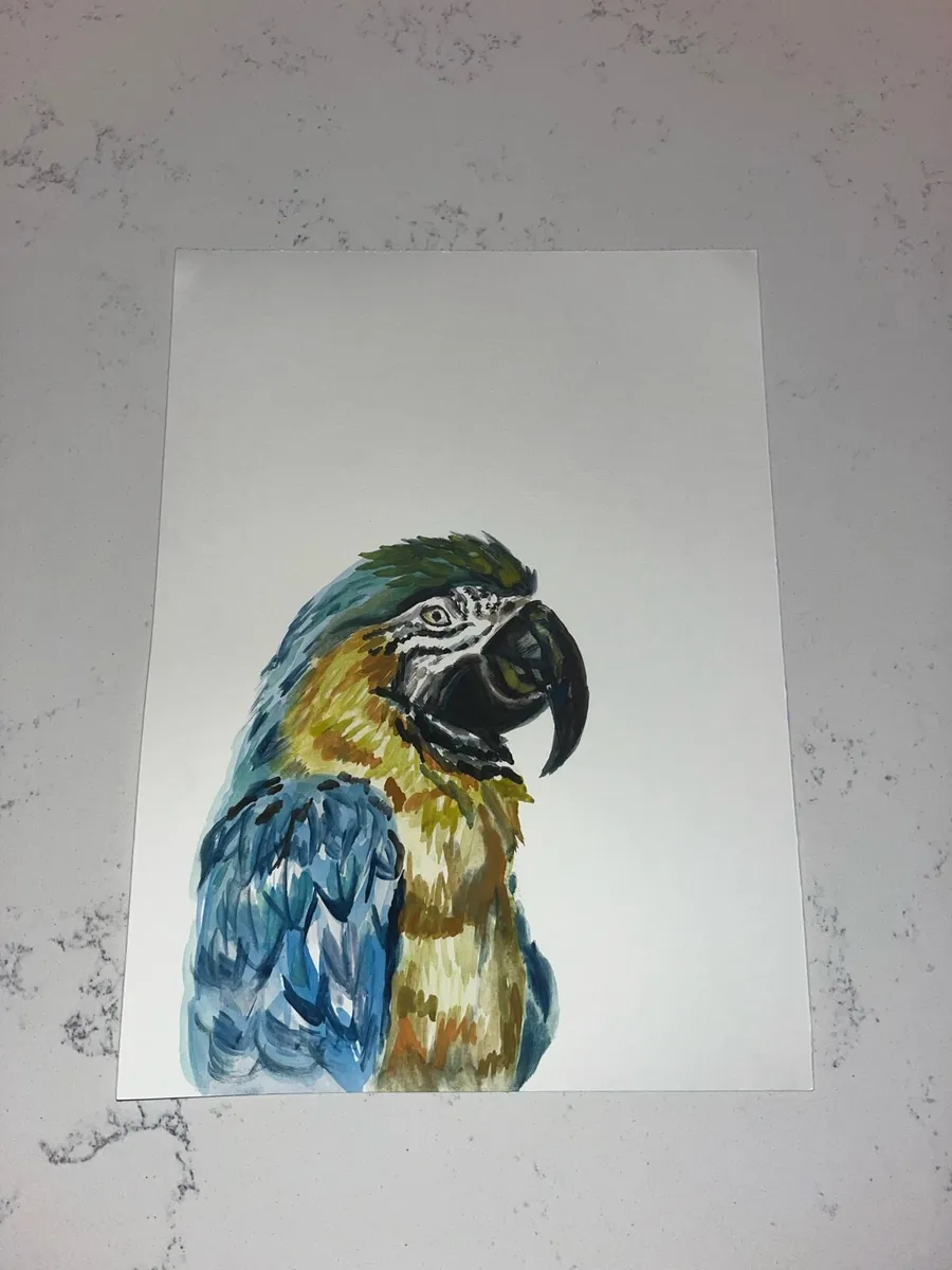 Limited edition Parrot painting - Image 2