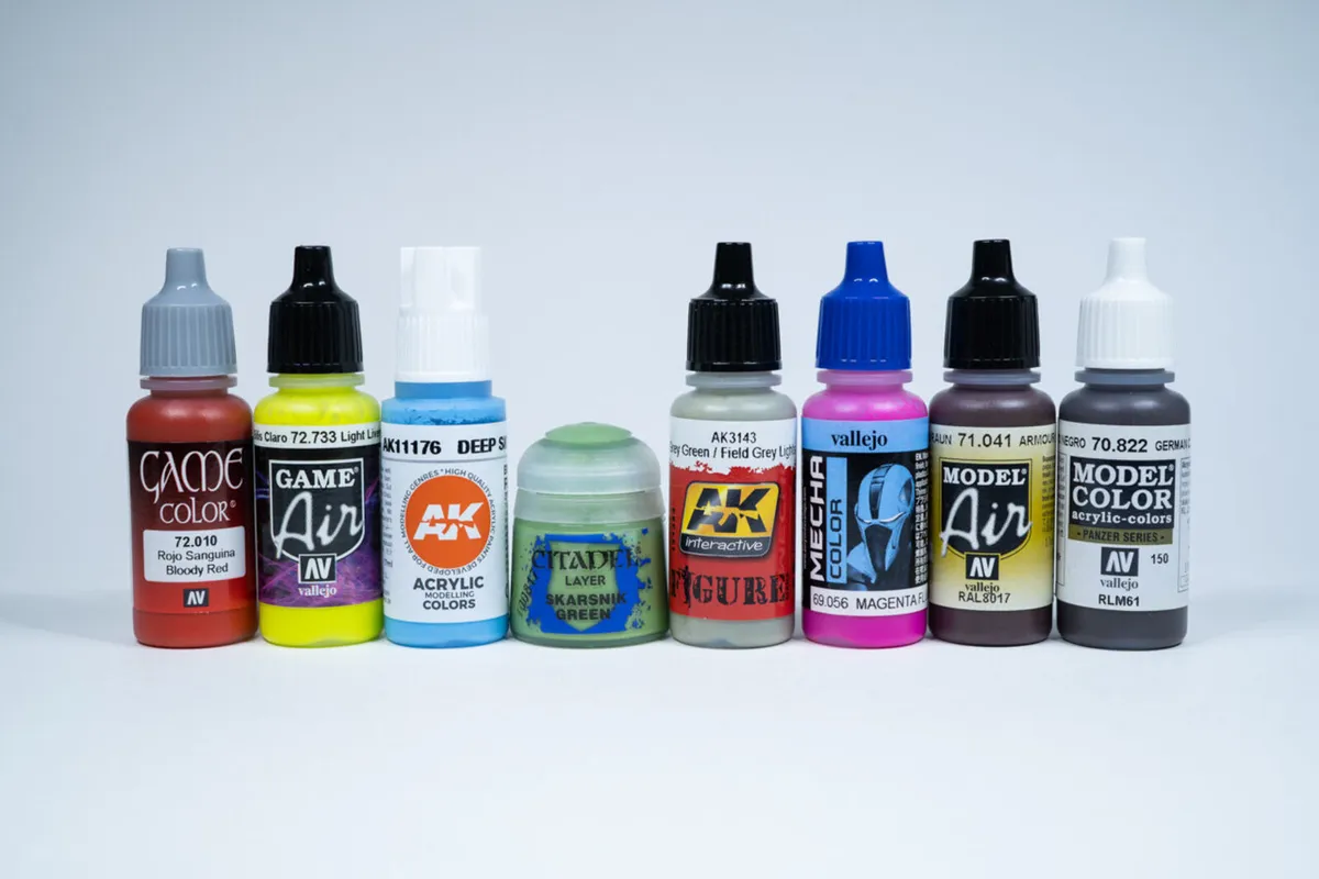 Model paints