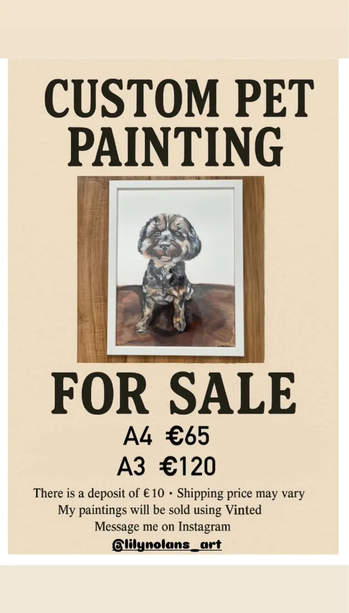 Custom pet paintings