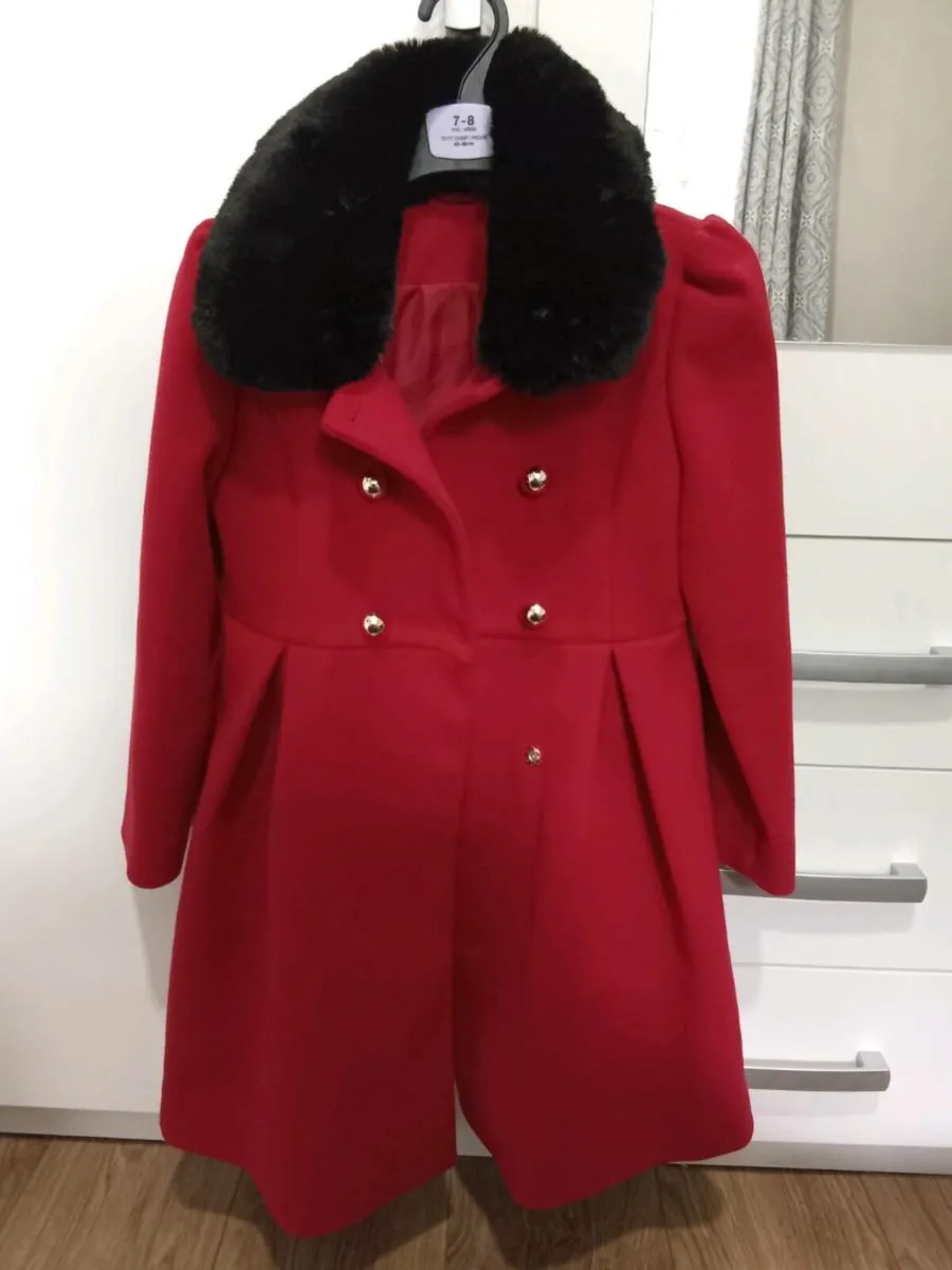 Girls winter trench coat - Image 1