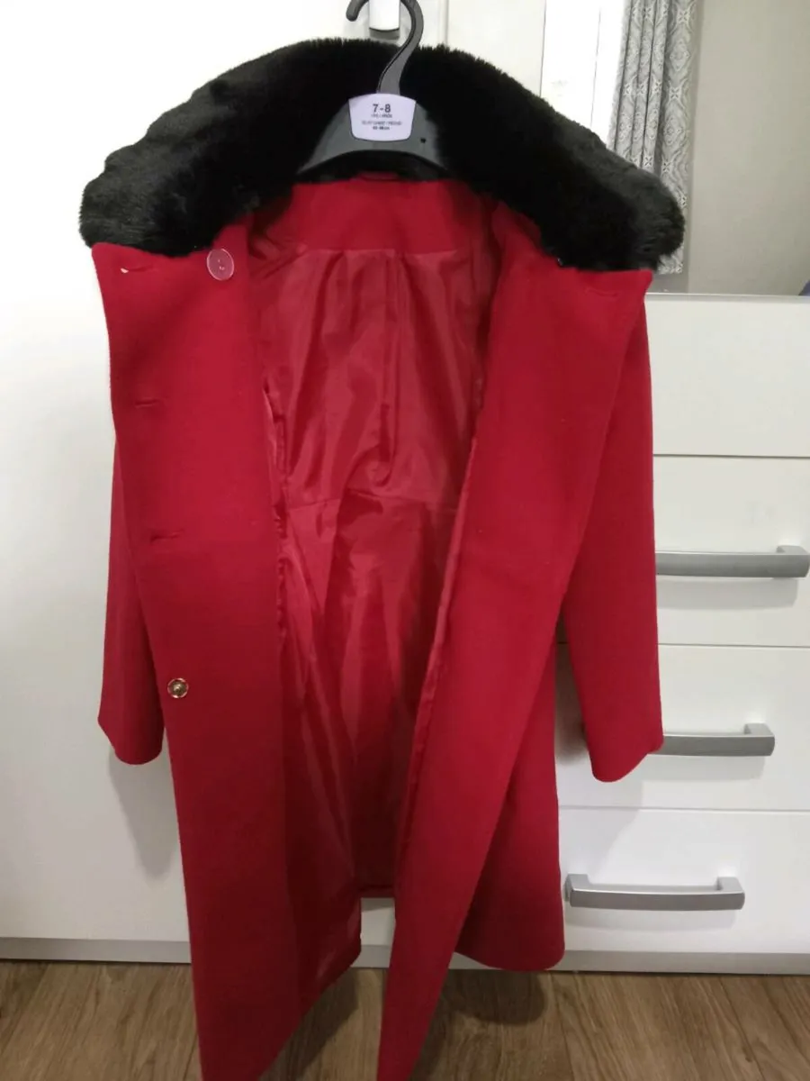 Girls winter trench coat - Image 2