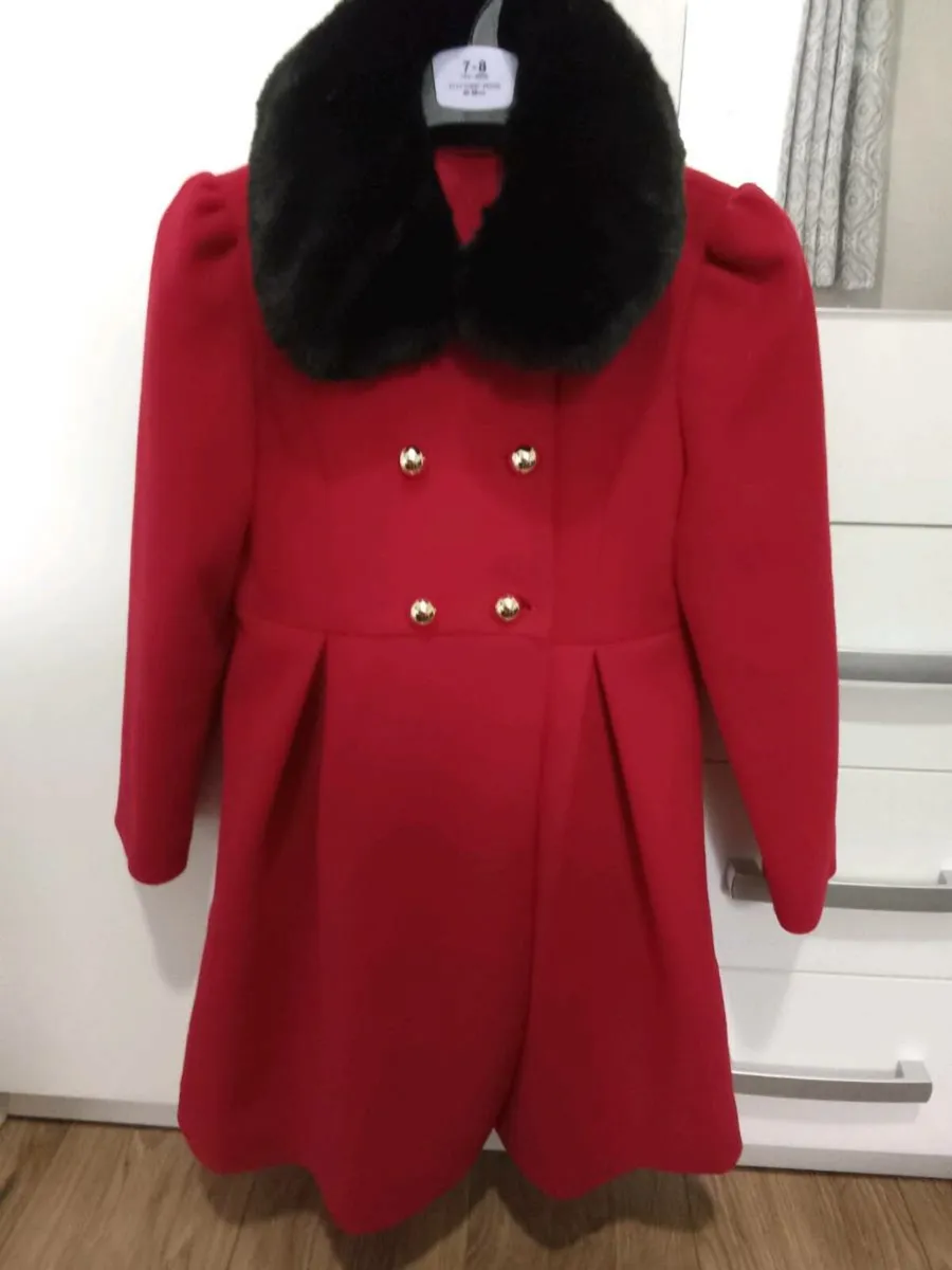 Girls winter trench coat - Image 3