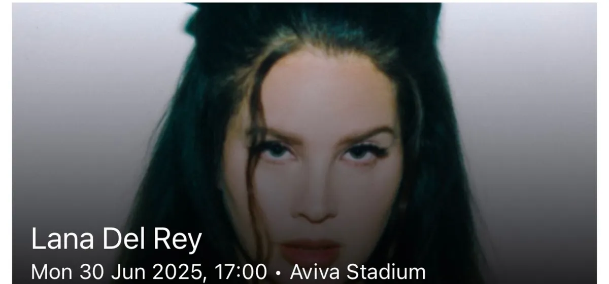 Lana del Rey standing ticket
