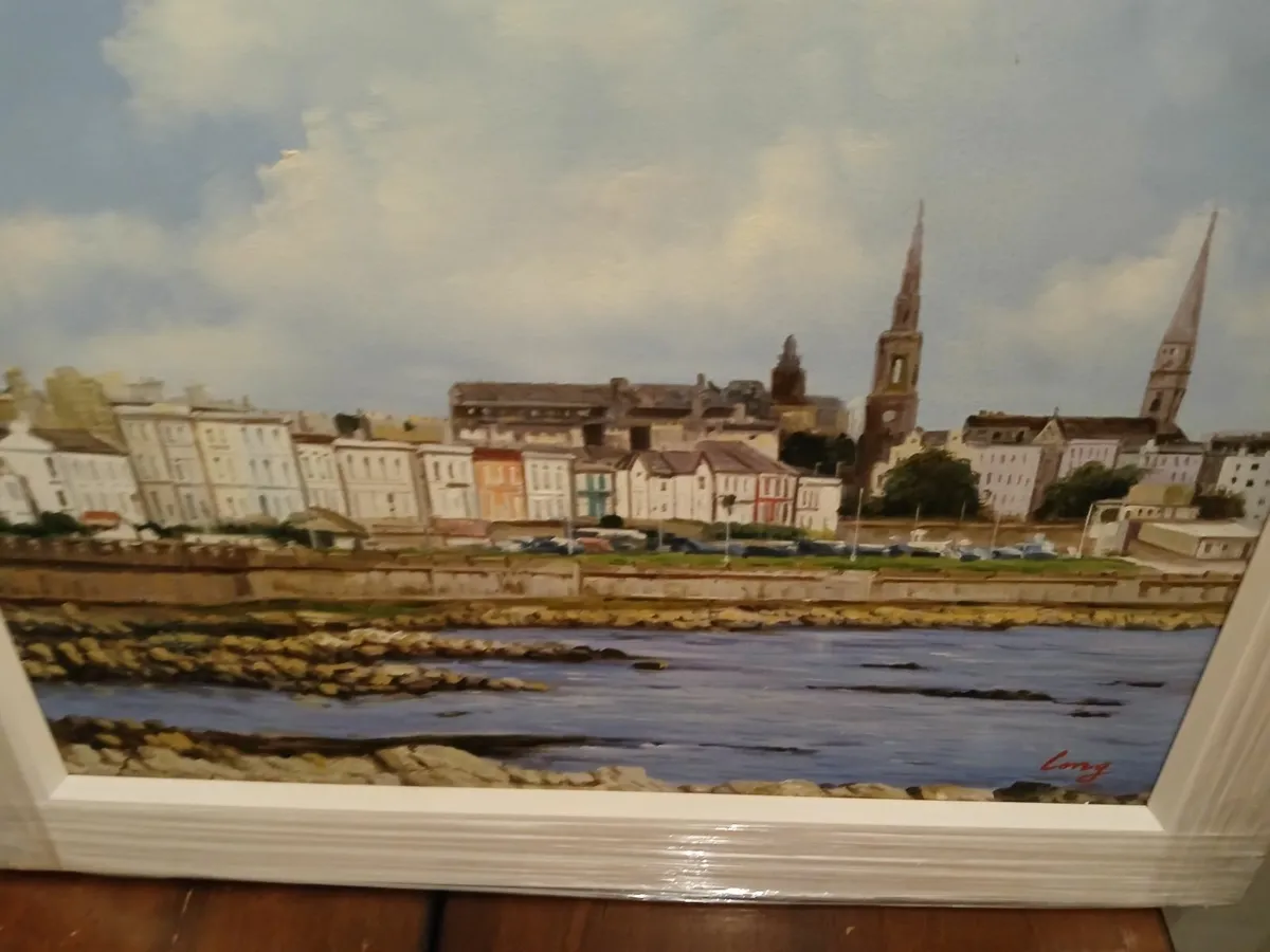 Original oil painting 🖼 dun laoghlire. Deliverd - Image 1