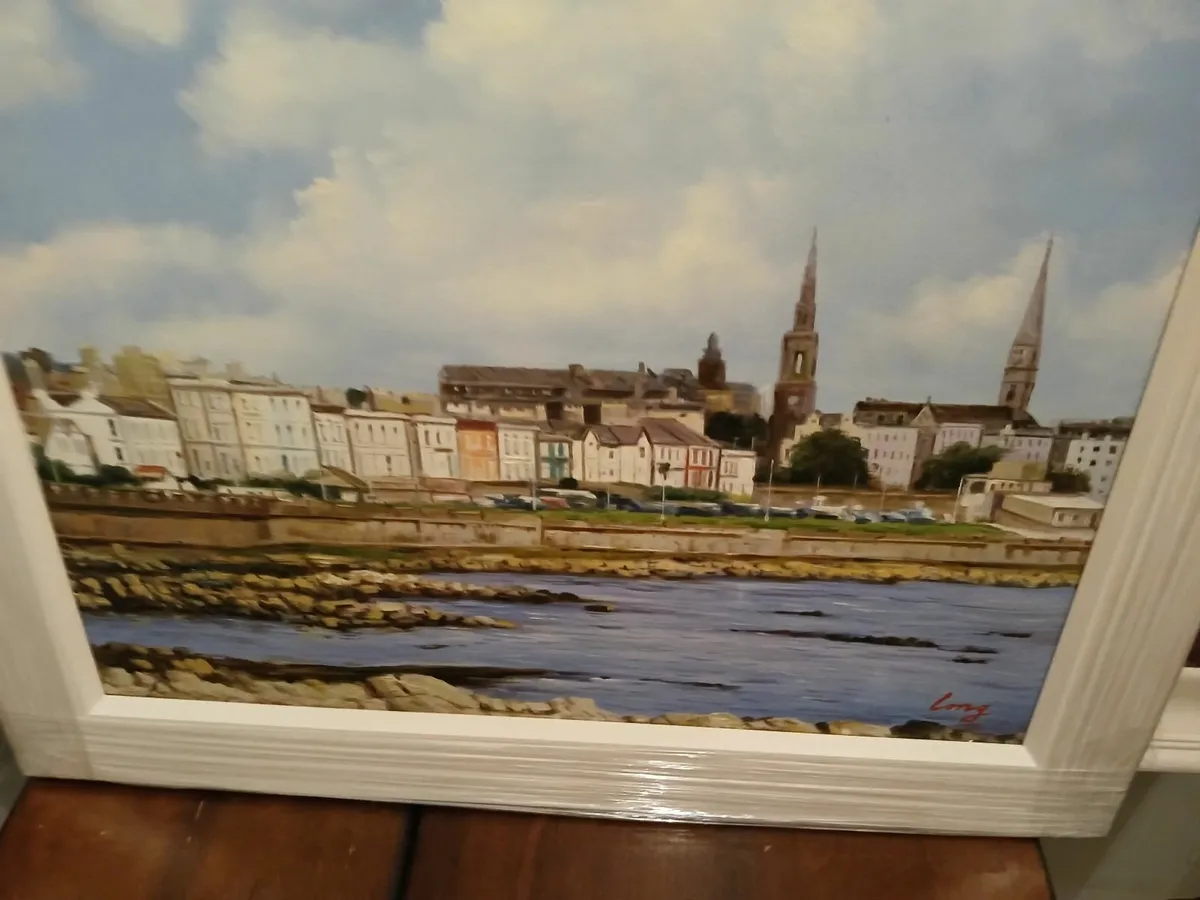 Original oil painting 🖼 dun laoghlire. Deliverd - Image 2
