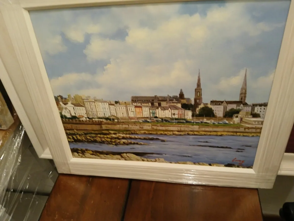 Original oil painting 🖼 dun laoghlire. Deliverd - Image 3