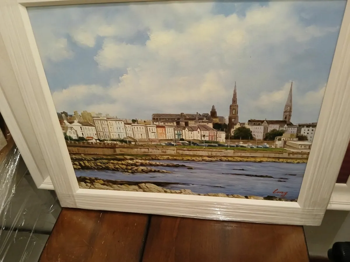 Original oil painting 🖼 dun laoghlire. Deliverd - Image 4